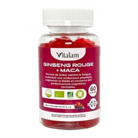 VITALAM Gummies Ginseng Rouge avec de la Maca jaune BIO de Corée | viagra homme naturel, Vitamine b12, Energie, Force, Augmen