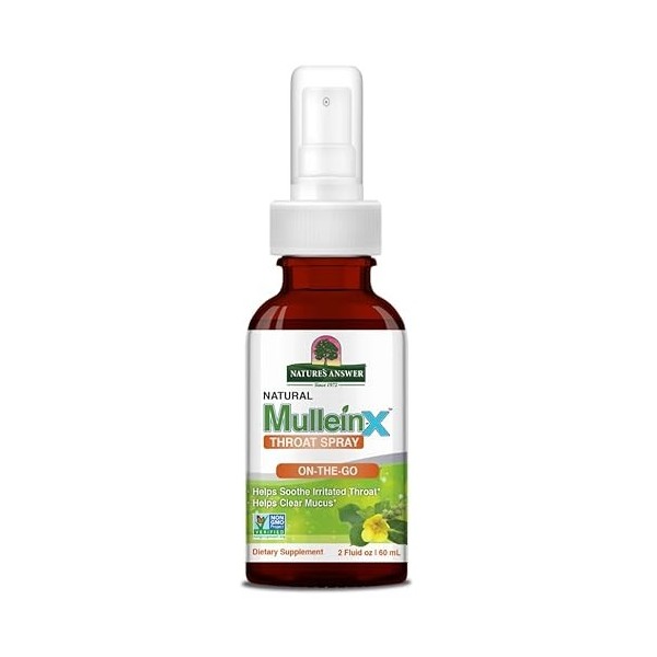 Naturals Answer MulleinX Spray pour la gorge 60 ml