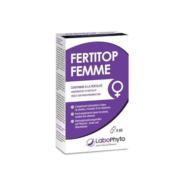 Labophyto Cure fertilité fertitop femme - Lot de 5 x 60 gélules Maca