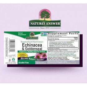 Naturals Answer EcinacceRoot & Golden Seal, sans alcoho, 120 ml