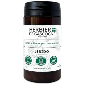 LIBIDO | Complexe Plantes activées par fermentation | Actifs décuplés | 1 gélule par jour | 30 gélules | Maca | Fenugrec | Tu