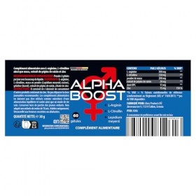Alpha Boost Capsules | Force pour un style de vie actif | Maxi Pack de 60 capsules | 1x