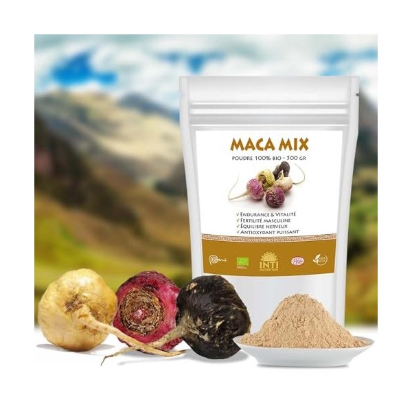 Mélange de maca péruvienne, 500 gr