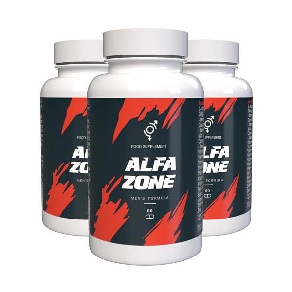 Alfazone - 180 capsules 3 x 60 capsules – Lot de 3