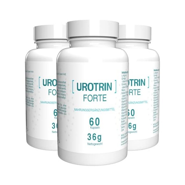 Urotrin Forte - 180 gélules 3x 60 gélules - 2022
