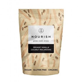 Nourish Macarons noix de coco vanille bio 110 g
