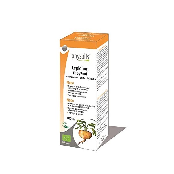 Maca lepidium meyeni extracto hidroalcoholico bio 100ml Physalis