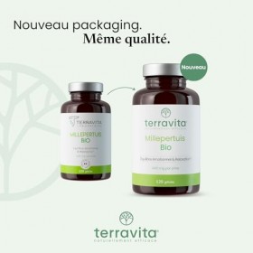 Millepertuis BIO | 120 Gélules de 350 mg | 100% Sommités Fleuries riches en Hypericine | Sommeil Réparateur - Bonne Humeur - 