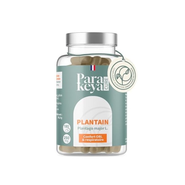 Parakeya - Plantain |Confort ORL et Respiratoire | Complément alimentaire|60 Gélules Millepertuis perforé