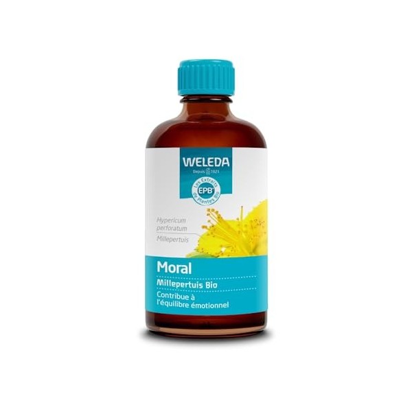 WELEDA EPB® Millepertuis Bio – Moral, Équilibre Émotionnel et Relaxation Optimale, Complément Alimentaire, Extrait Hydroalcoo