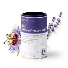 Sanatura Bio Mifloran Neuro Relax – Équilibre intestinal cérébral, psyché et nerfs – entre autres avec lactobacillus paracase