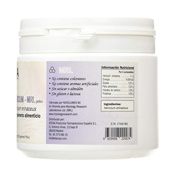 Herecium 250g poudre biologique MRL Herecium erinaceous 