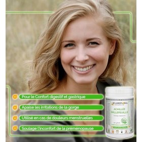 Achillée Millefeuille Labofloral 500 gélules dosées à 200 mg - Complément alimentaire - Digestion, respiration - Fabriqué en 