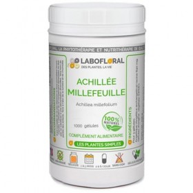 Achillée Millefeuille Labofloral 1000 gélules dosées à 200 mg - Complément alimentaire - Digestion, respiration - Fabriqué en