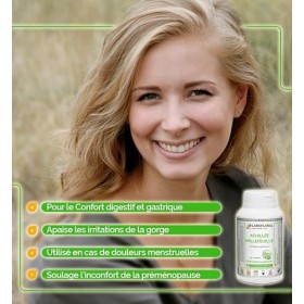 Achillée Millefeuille Labofloral 300 gélules dosées à 200 mg - Complément alimentaire - Digestion, respiration - Fabriqué en 