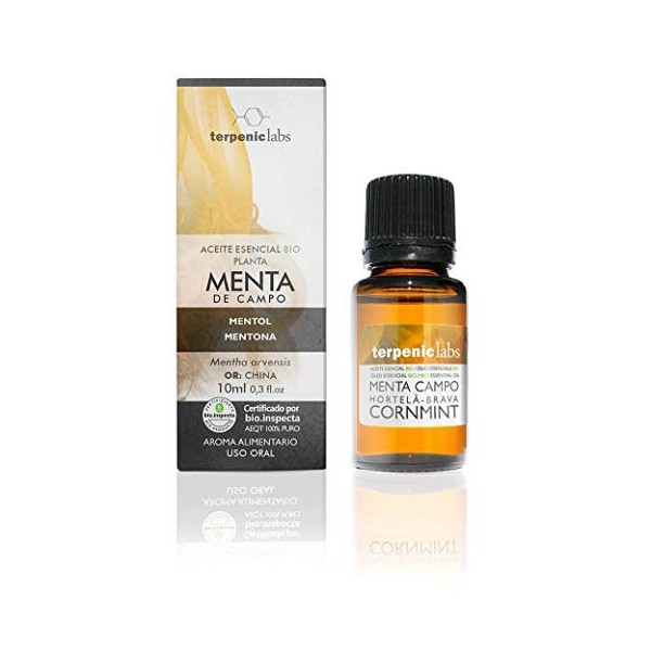 TERPENIC MENTA CAMPO aceite esencial alimentario – huile naturelle pour compléter cuisine et soins corporels, s’utilise selon