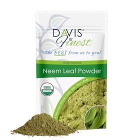Davis Finest Neem Powder 100% Pure & Natural for Skin and Hair Care - Promotes Hair Growth 100 g Neem