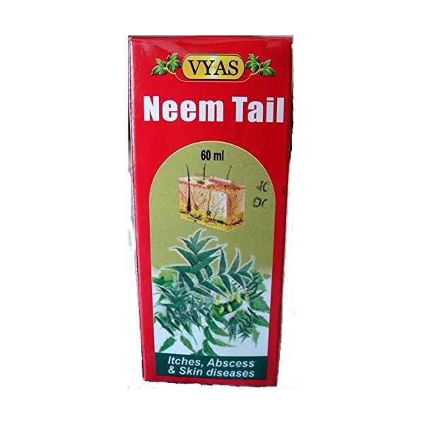 Vyas Neem Lot de 2 queues 60 ml
