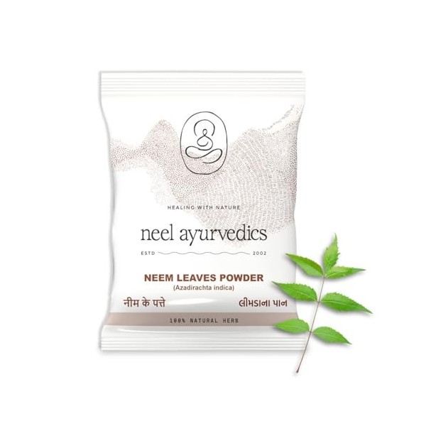 Neel Ayurvedics Neem Leaves Azadirachta indica Powder - 300 GM