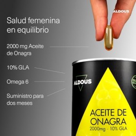 Huile donagre Perles 2000 mg avec 10% de GLA 200 mg - 200 gélules molles - Symptômes menstruels Régulateur hormonal féminin 