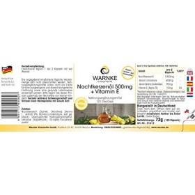 Huile donagre 500mg + vitamine E - 120 capsules OleoCaps - Avec acide linoléique et acide gamma-linolénique - fortement dosé