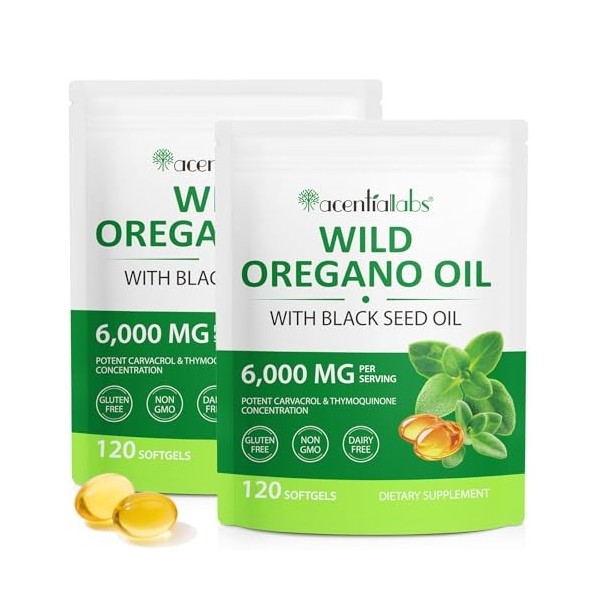 Oil of Oregano with Black Seed Oil Orégan