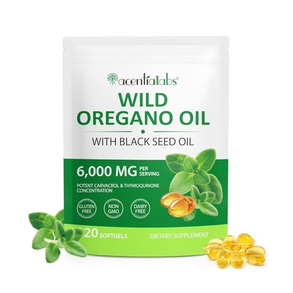 Oil of Oregano with Black Seed Oil Orégan