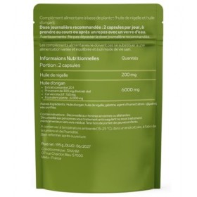Huile dorigan et nigelle, Huile dorigan,Huile de nigelle,300 capsules,Disponibilité en phramacie,haute concentration,Renfor