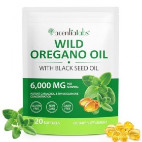 Oil of Oregano with Black Seed Oil 120 Count