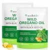 Oil of Oregano with Black Seed Oil，2 in 1 Formulated with Black Seed Oil 240 
