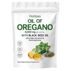 Oil of Oregano Softgels,Huile de graines dorigan,huile dorigan 6000 mg dhuile de graines noires, Oregano Oil Capsules dor