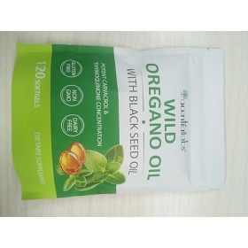 Oil of Oregano with Black Seed Oil，2 in 1 Formulated with Black Seed Oil 120 