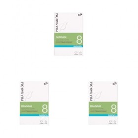 PRANARÔM - Oléocaps 8 - Drainage - Aux Huiles Essentielles Ciblées - Menthe Poivrée, Citron, Gingembre, Cardamome, Mandarine ...
