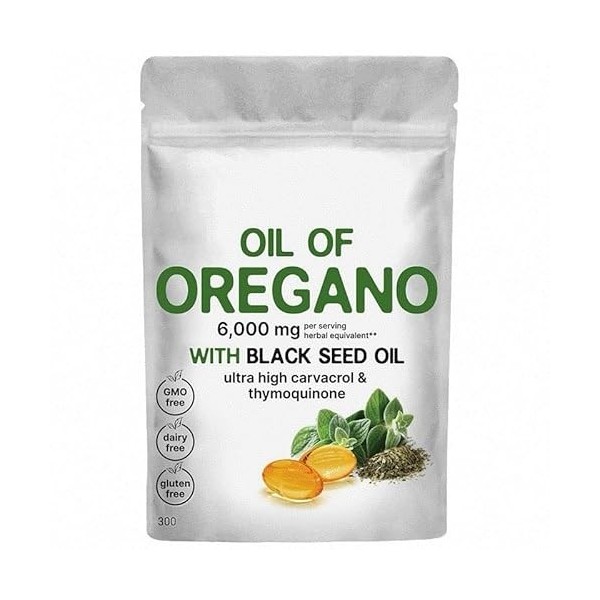 Huile dorigan à lhuile de nigelle, huile dorigan bio,1PCS