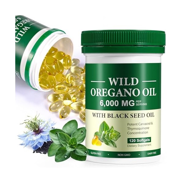 Huile dorigan aux graines noires, huile dorigan with Black Seed Oil