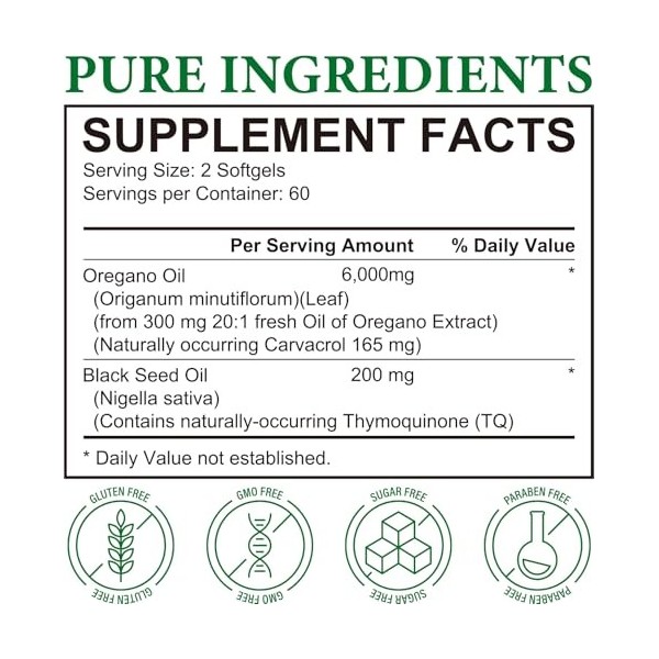 Huile dorigan aux graines noires, huile dorigan with Black Seed Oil