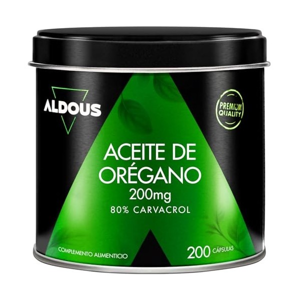 Huile dorigan en gélules avec 160 mg de carvacrol - 200 gélules - 1 par jour - Renforcement naturel du système immunitaire -