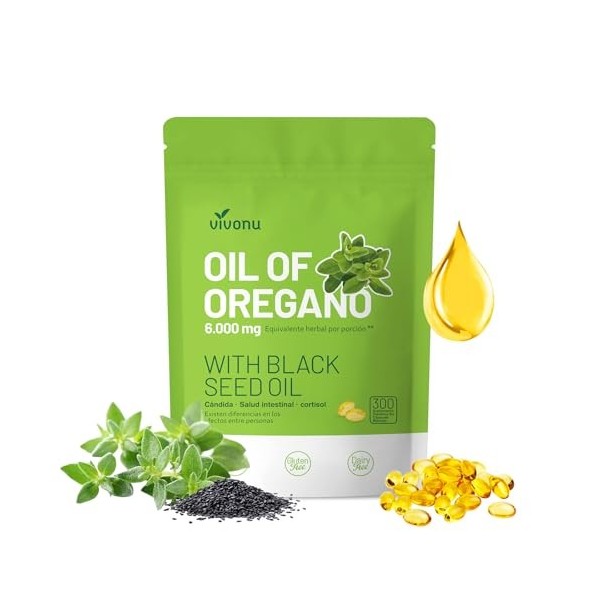 Oil of Oregano with Black Seed Oil 300 Count