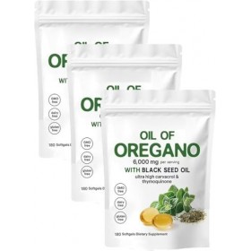Resilia Oil of Oregano Softgels,Huile de graines dorigan Re-silia 2025,huile dorigan Re-silia avec 6000 mg dhuile de grain