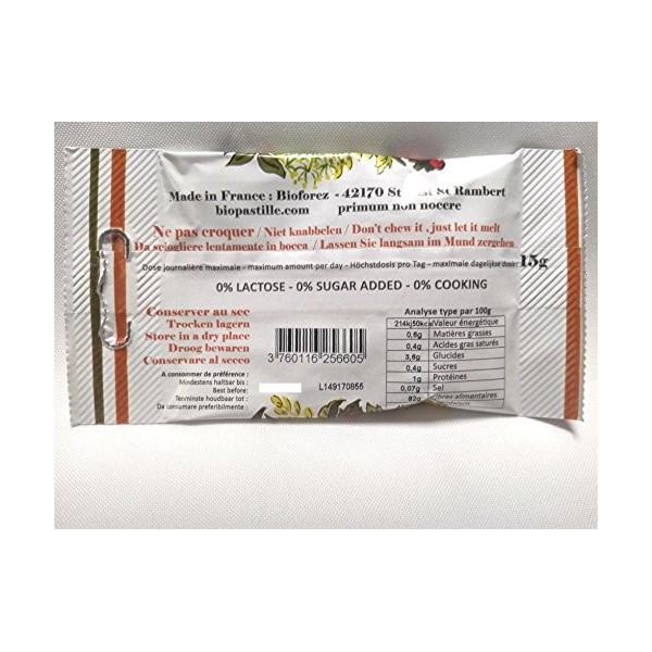 Bio Pastilles Tisane à Sucer Huiles Essentielles Origan Niaouli Girofle Bio - 15g - 25 pastilles