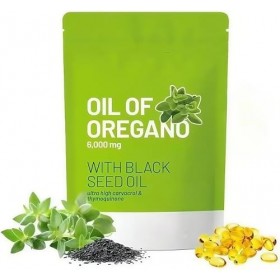 Générique Huile dOrigan en gélules, [Nouveau] Huile dOrigan équilibrée avec de lhuile de graines Noires, sans OGM,1Pcs