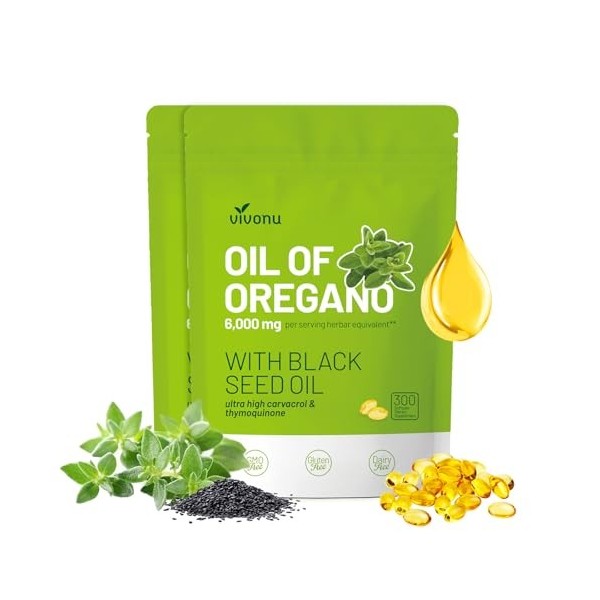 VivoNu Oil of Oregano with Black Seed Oil 2 