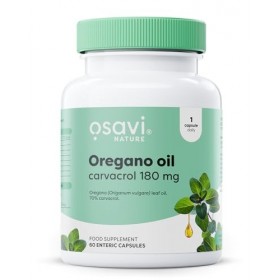 Osavi Oregano Oil Carvacrol, 180mg - 60 enteric caps