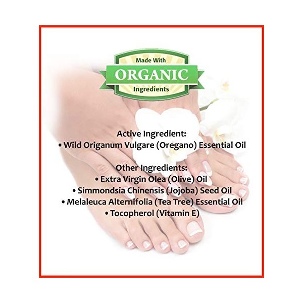 Huile dorigan sauvage – Convient pour les ongles des doigts et des orteils – Ingrédients 100% naturels et biologiques