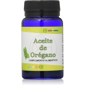 ALFAHERBAL ACEITE DE OREGANO 60perles – huile naturelle pour compléter cuisine et soins corporels, convient à ceux qui recher