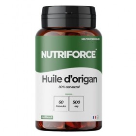 Huile d’Origan Premium – Soutien Immunitaire & Confort Digestif – 500 mg – 60 Capsules