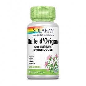 Solaray Huile dOrigan 60 Capsules