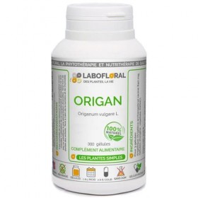 Origan Labofloral 300 gélules dosées à 250 mg - Complément alimentaire - digestion, respiration - Fabriqué en France