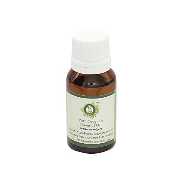 R V Essential Huile Essentielle dOrigan Pur 30ml 1.01oz - Origanum vulgare 100% Pur et naturelle Distillée vapeur Pure O Orégan