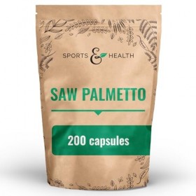 200 gélules de Saw Palmetto à haute dose – gélules d’extrait de palmier nain 10:1 – complément végétal pur, palmier nain – co